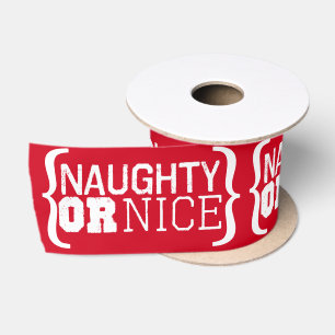 En Satin Couleurs de Personnaliser de Noël Ruban de Noël
