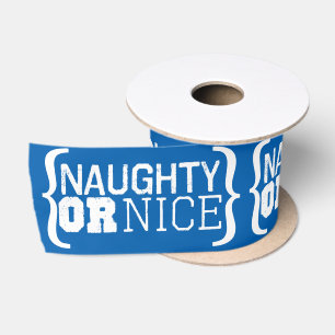 En Satin Couleurs de Personnaliser de Noël Ruban de Noël