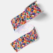 En Satin Couleurs Traditionnelles De Boule De Soit, Ruban S (Dos)