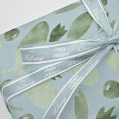 En Satin Élégant Nom Personnalisé Script Holiday Ruban