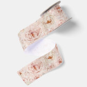 En Satin Élégant Ruban Peony (Dos)