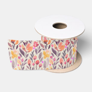 En Satin Élégant ruban satiné à aquarelle