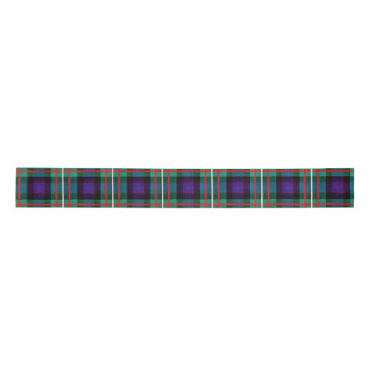 En Satin Ferguson Tartan couleurs vives Ruban (Devant)