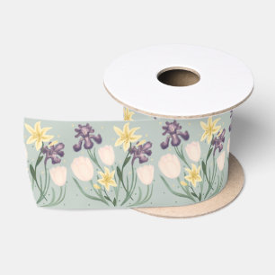 En Satin Fleur de ruban