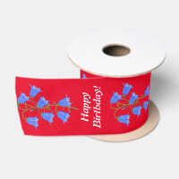 Fleurs de Jacinthe Ruban Rouge
