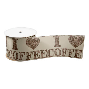 En Satin J'adore le ruban café