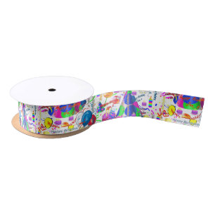 En Satin Janvier 4 Anniversaire Ruban