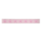 En Satin Joli ruban rose Star (Devant)