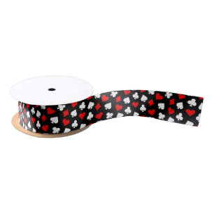 En Satin Jouer Cartes Ruban Casino