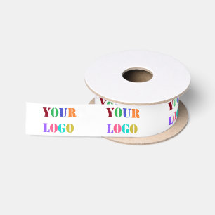En Satin Logo Personnalisé Photo Ruban promotionnel Votre e