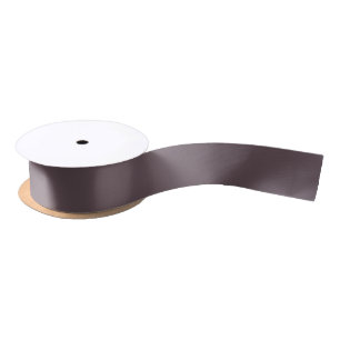 En Satin Moody Plum Brown - Ruban