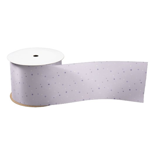En Satin nuances de ruban de points violets (Bobine)