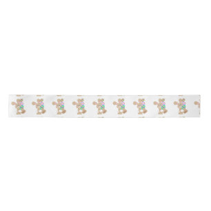 En Satin Oeufs de transport de lapin de Pâques Design ruban