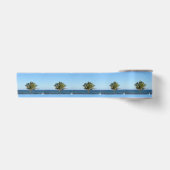 EN SATIN PALMIER SOLITAIRE DE DELRAY BEACH RUBAN (Devant)