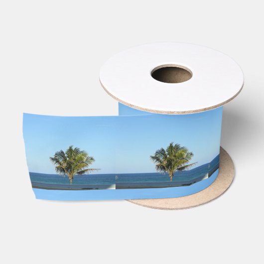 EN SATIN PALMIER SOLITAIRE DE DELRAY BEACH RUBAN (Bobine)