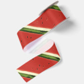 En Satin Pâturage Rouge clair Watermelon Ruban (Dos)