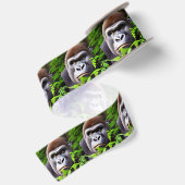 En Satin Peekaboo Gorilla, ruban satiné (Dos)