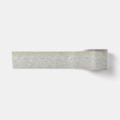 En Satin Petite étoile d'or Ruban rapide argent (Devant)