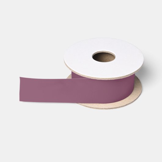 En Satin Plum profond tendance - Ruban satiné (Bobine)
