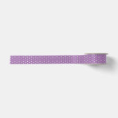 En Satin Pois d'argent sur ruban violet (Devant)