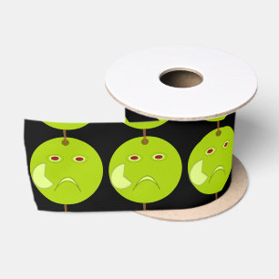En Satin Pomme mal avec ruban Halloween Scar