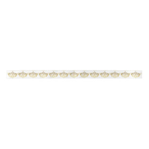 En Satin Reine de ruban de diadème de couronne de coeurs