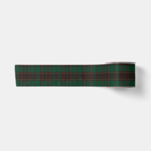 En Satin Ruban à carreaux tartan vert et rouge