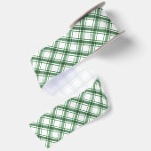 En Satin Ruban à Carreaux Vert (Dos)