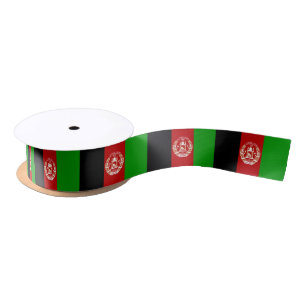 En Satin Ruban afghan de drapeau