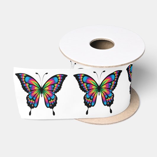 En Satin ruban arc-en-ciel (Bobine)