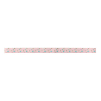 En Satin Ruban atomique iconique rose de Starbursts