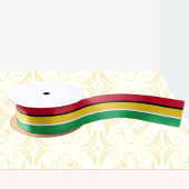 En Satin ruban aux couleurs du drapeau de la Guyane, Guyane