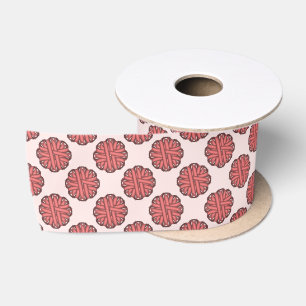 En Satin Ruban aux fleurs roses par Kenneth Yoncich