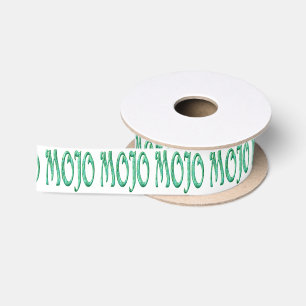 En Satin Ruban blanc mojo