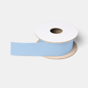 En Satin Ruban bleu poussiéreux personnalisé avec texte de
