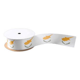 En Satin Ruban chypriote de drapeau