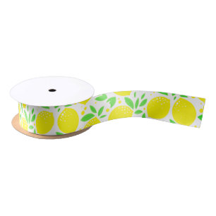 En Satin Ruban citron