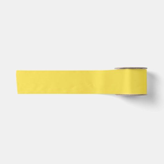 En Satin Ruban citron jaune (Devant)