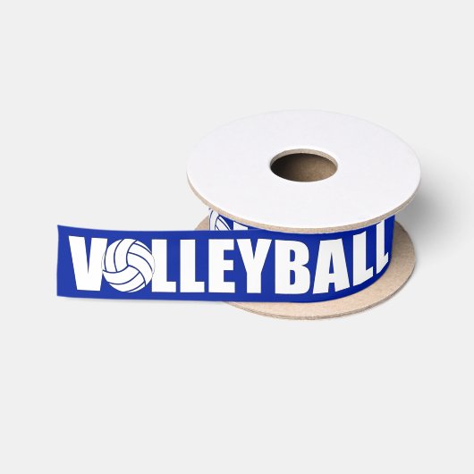 En Satin Ruban couleur personnalisée Volleyball (Bobine)