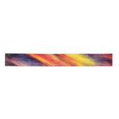En Satin Ruban Couleur Sunset Abstrait (Devant)