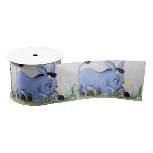 En Satin Ruban Daisy et Donkey (Bobine)