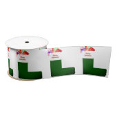 En Satin Ruban d'alimentation de Noël (Bobine)