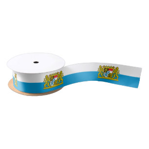 En Satin ruban de Bavière, emblème et couleurs du drapeau b
