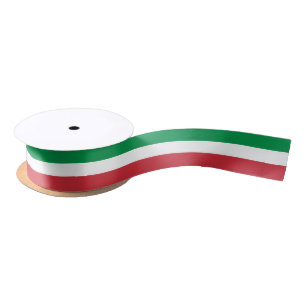 En Satin Ruban de cadeau de drapeau de l'Italie pour la