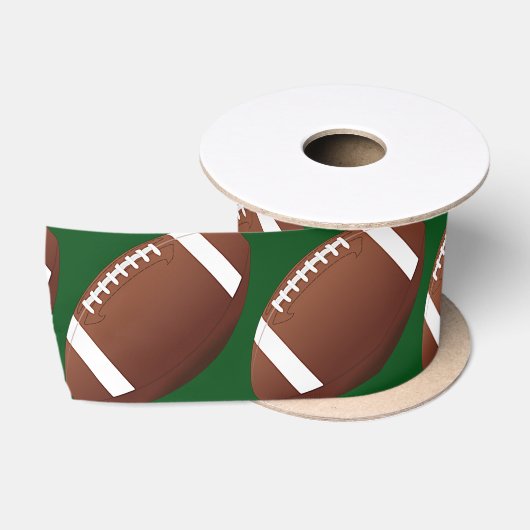 En Satin Ruban de conception de football (Bobine)
