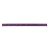 En Satin Ruban de couleur violette (Devant)