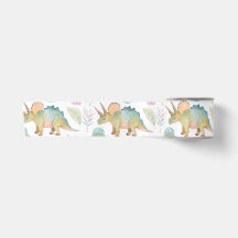 Ruban de fête dinosaure Triceratops