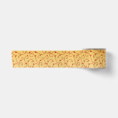 En Satin Ruban de feuille de vigne rouge Gold Gradient (Devant)