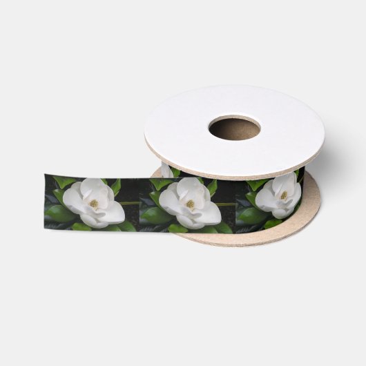 En Satin Ruban de fleur de magnolia (Bobine)