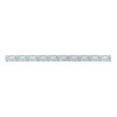 En Satin Ruban de fleurs d'hydrangea bleue pour cadeau (Devant)